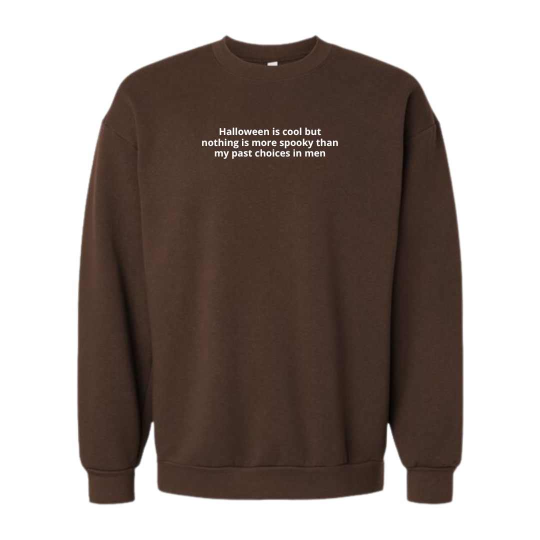 Past Choices in Men Embroidered Crewneck Sweatshirt