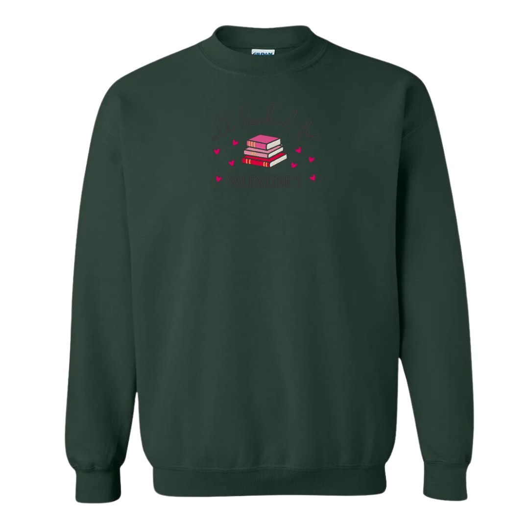 Booked Up For VDay Crewneck