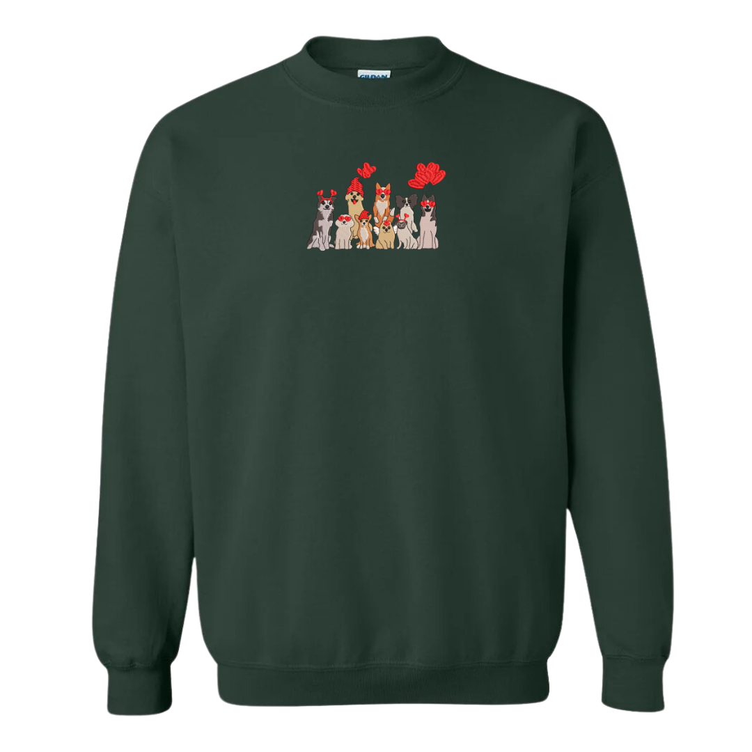 Valentine Pups Crewneck