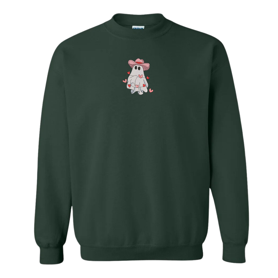 Howdy Valentine Ghost Crewneck