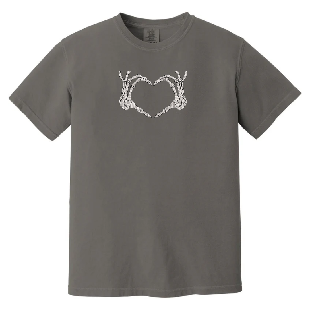 Skeleton Love Hands Tee