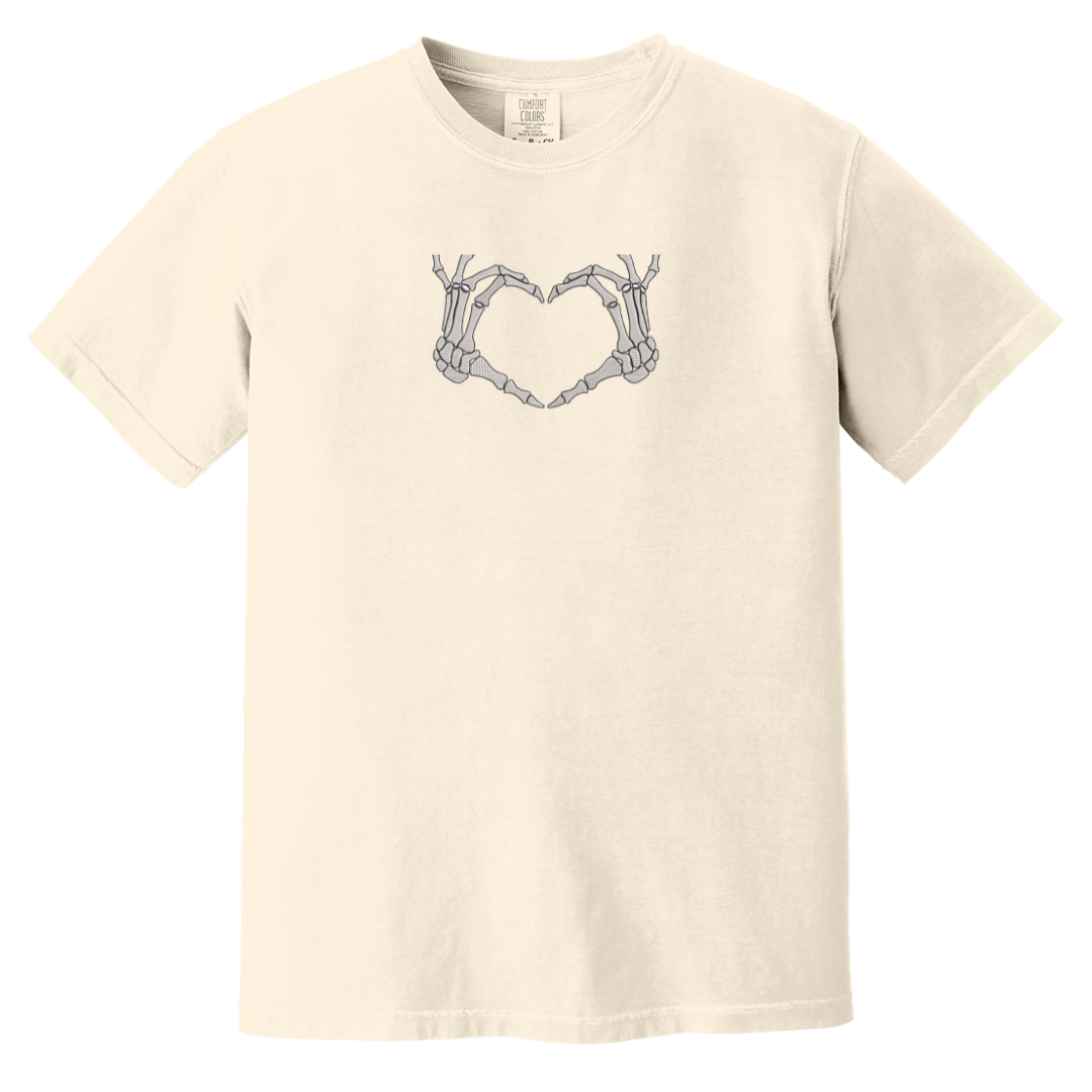 Skeleton Love Hands Tee