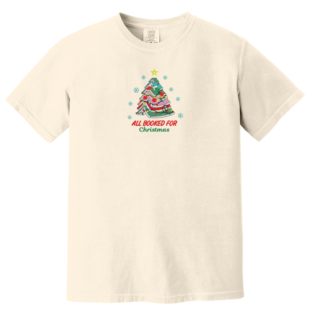 All Booked for Christmas Tee