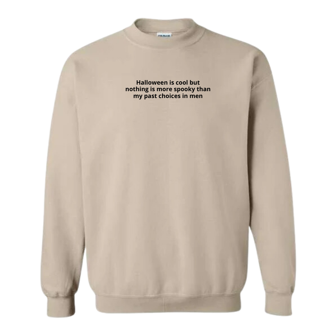 Past Choices in Men Embroidered Crewneck Sweatshirt