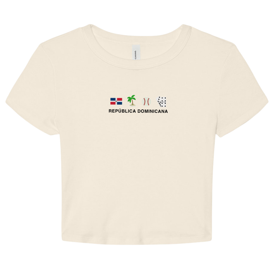 Dominican Republic Icons Baby Tee