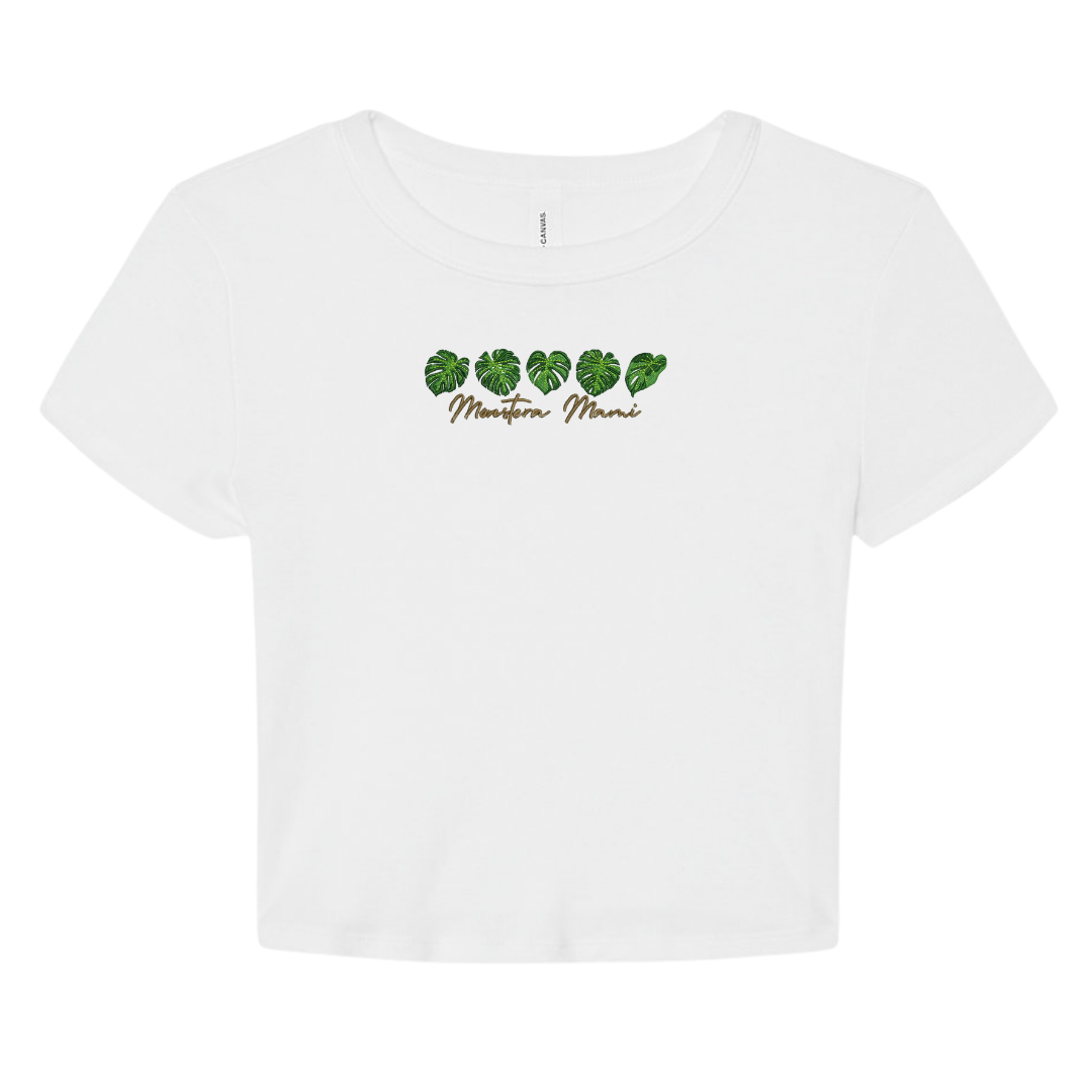 Monstera Mami Baby Tee – By Kat Viana
