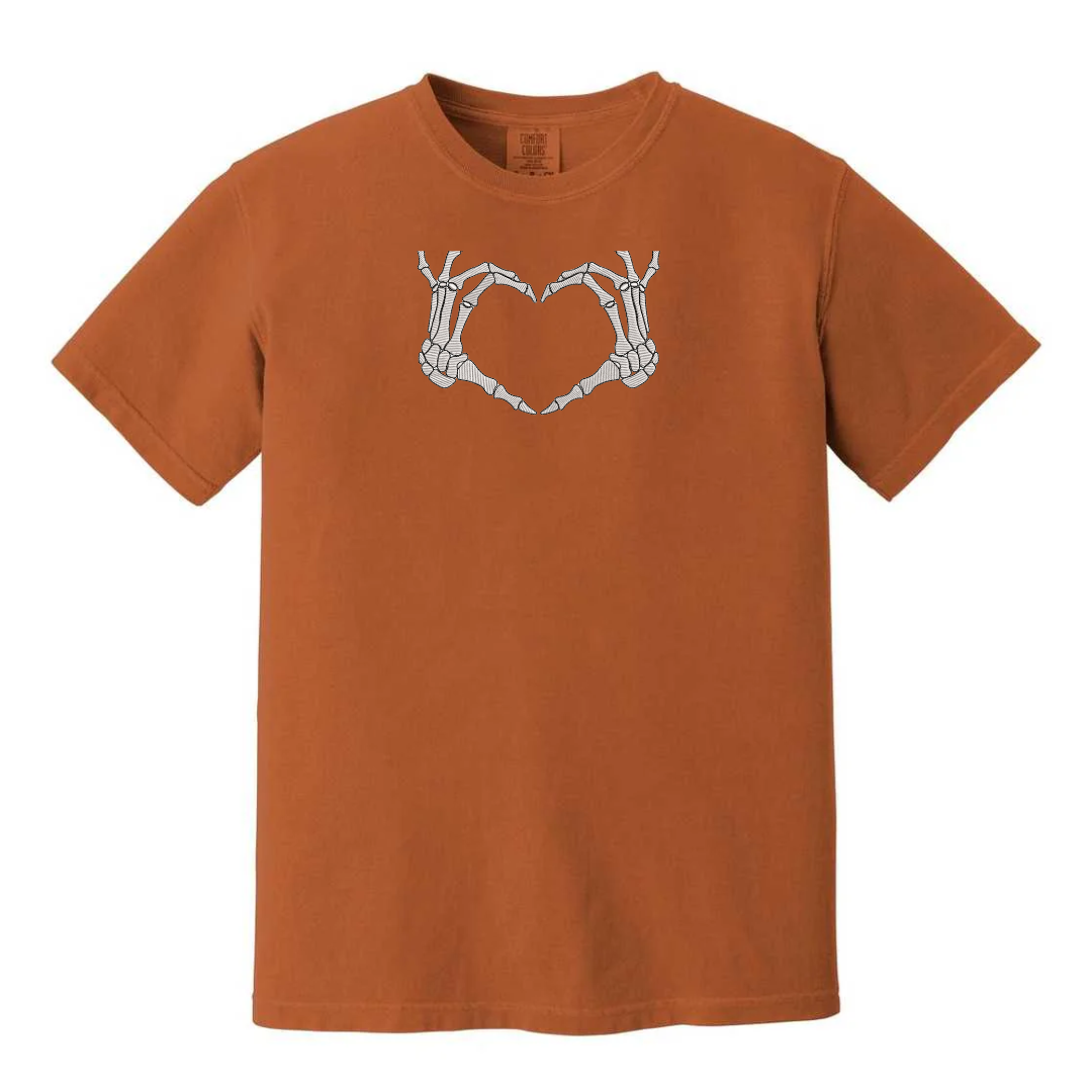 Skeleton Love Hands Tee