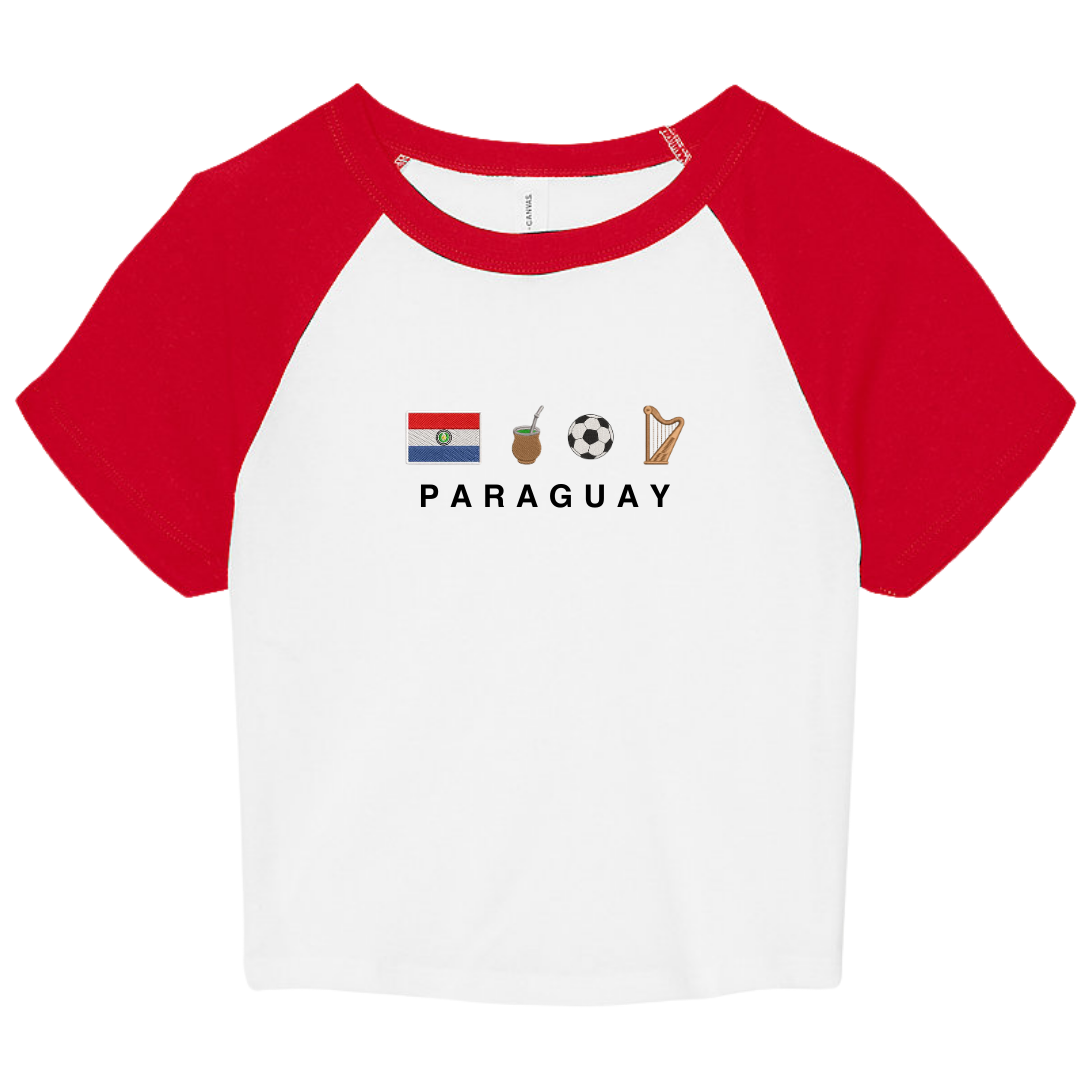Paraguay Icons Embroidered Baby Tee
