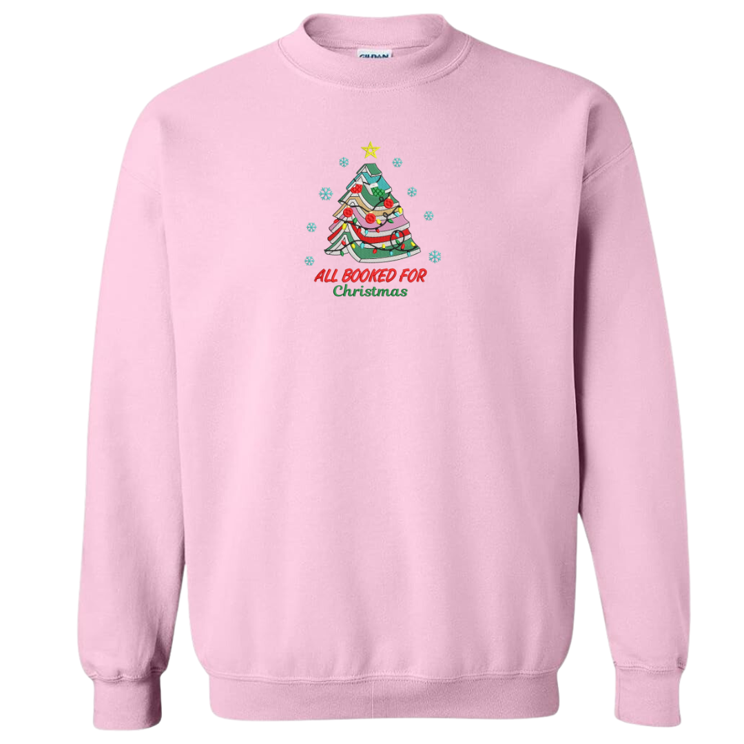 All Booked for Christmas Crewneck