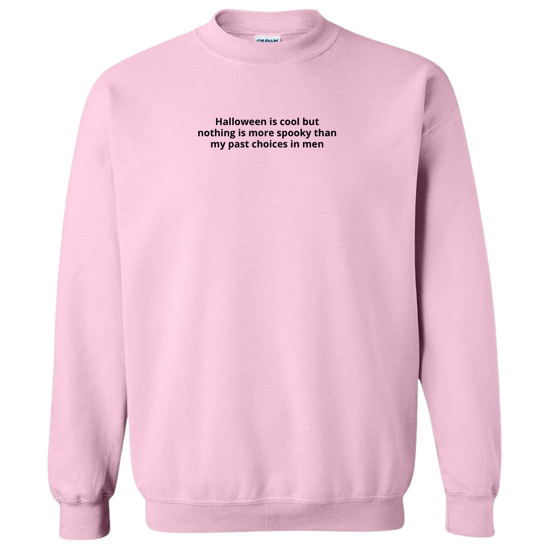 Past Choices in Men Embroidered Crewneck Sweatshirt