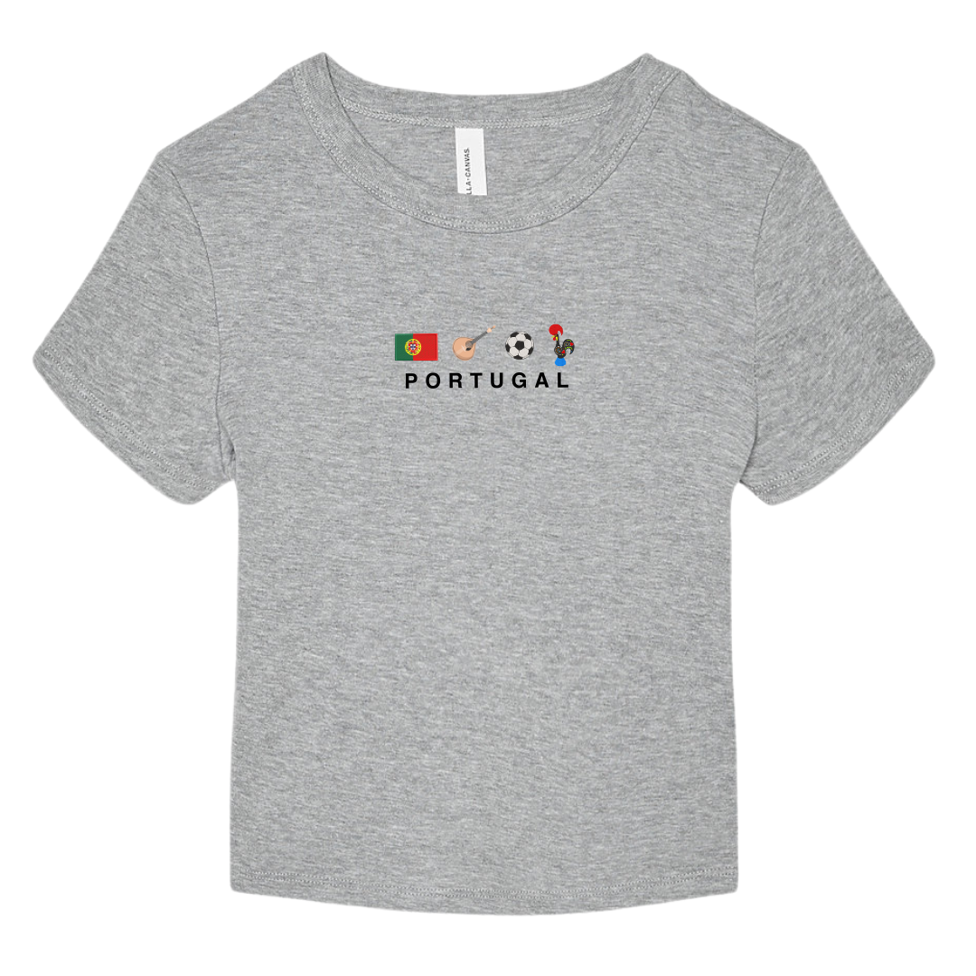 Portugal Icons Embroidered Baby Tee