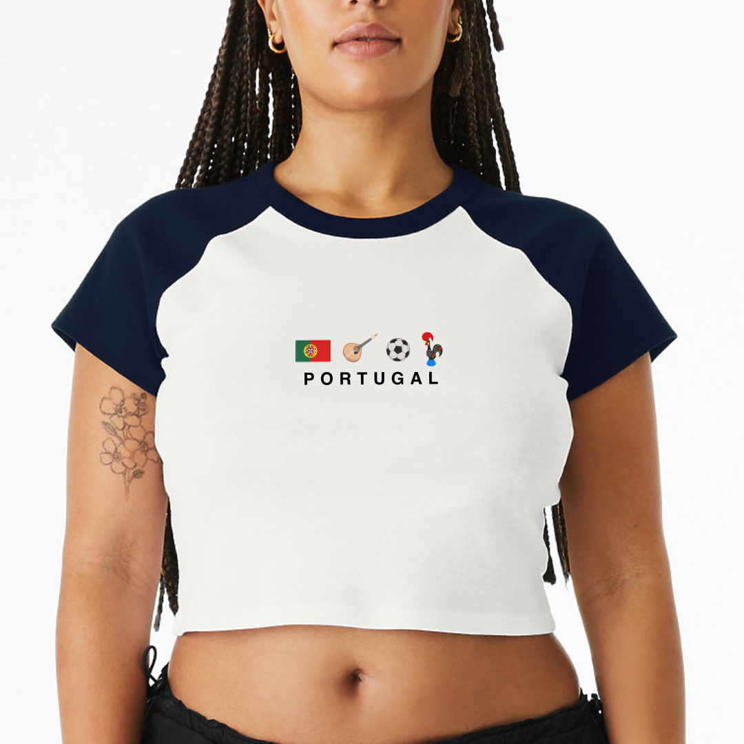 Portugal Icons Embroidered Baby Tee