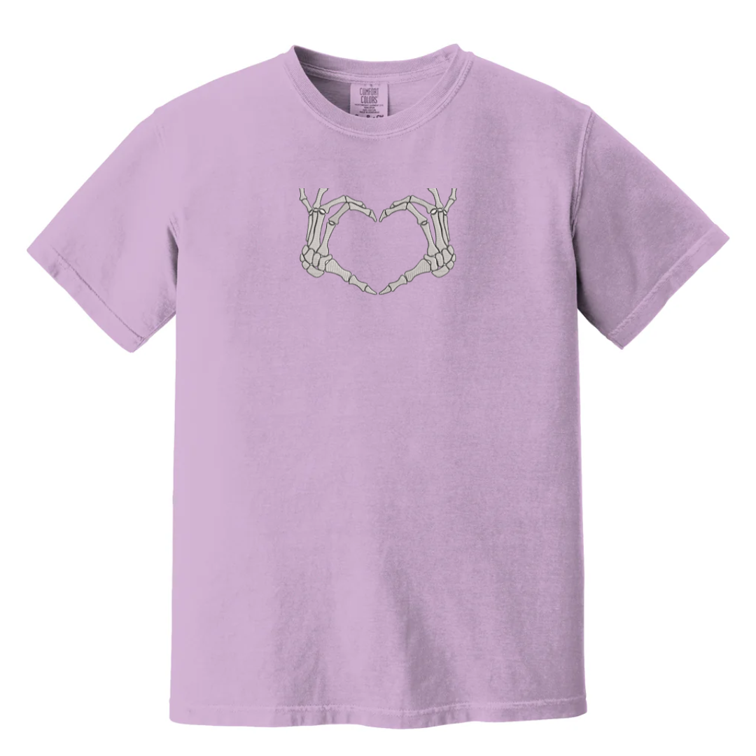 Skeleton Love Hands Tee