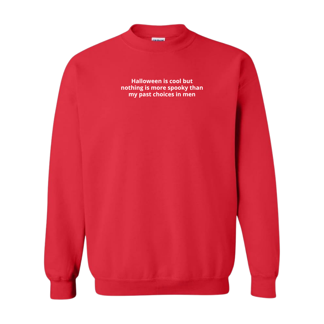 Past Choices in Men Embroidered Crewneck Sweatshirt