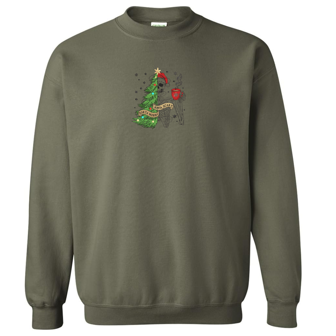 Sorta Merry Sorta Scary Crewneck