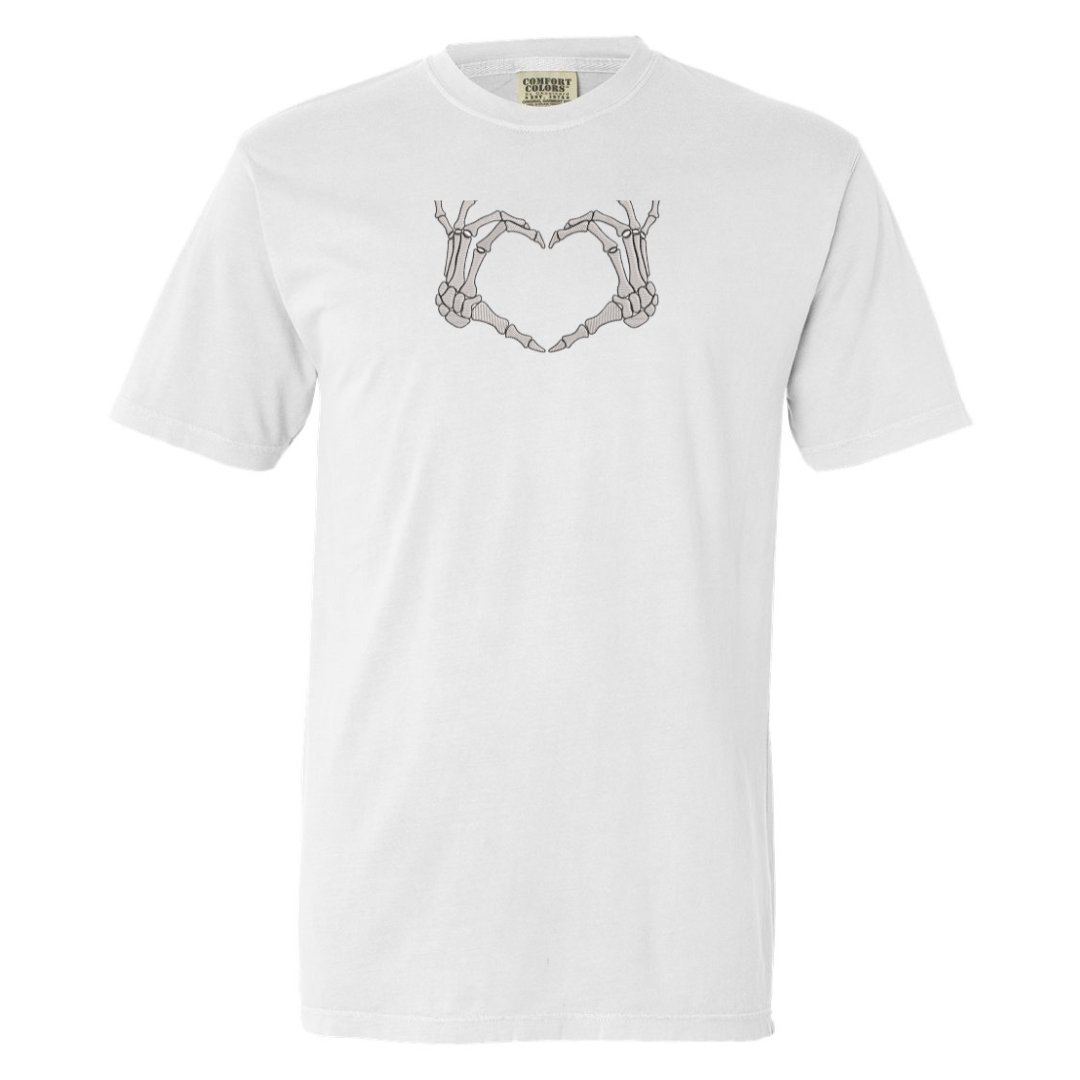 Skeleton Love Hands Tee