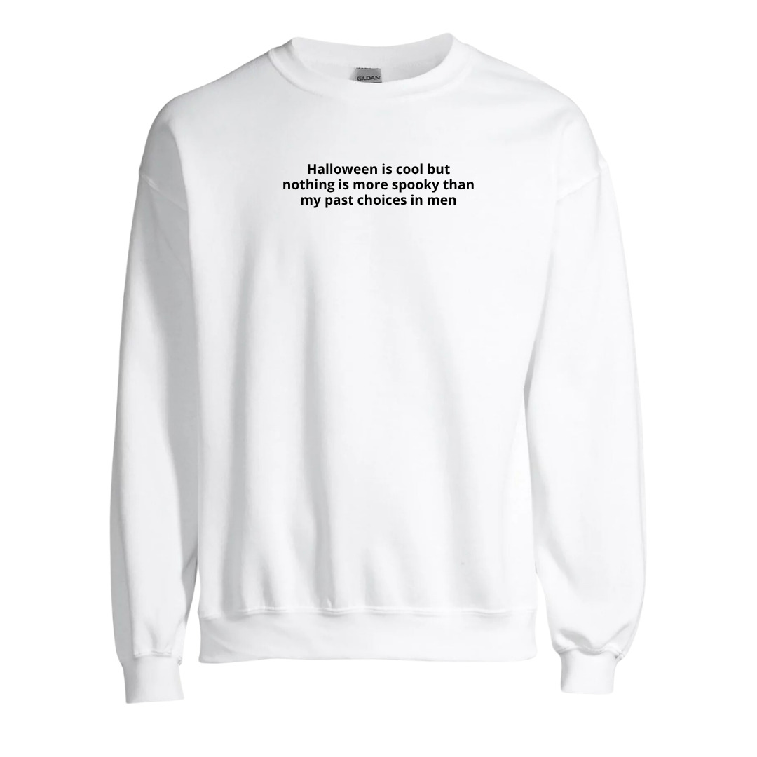 Past Choices in Men Embroidered Crewneck Sweatshirt