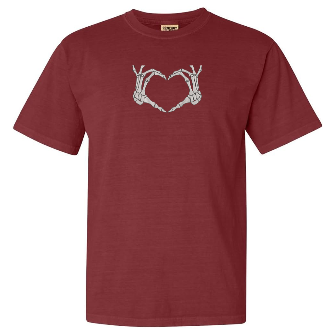 Skeleton Love Hands Tee